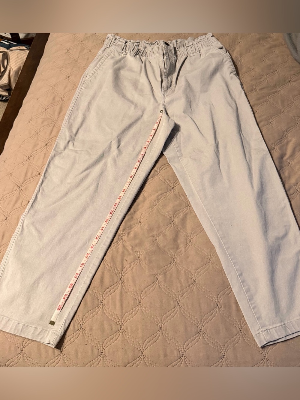 Universal Thread Light Beige Pull-On Casual Pants